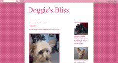 Desktop Screenshot of doggiesbliss.blogspot.com