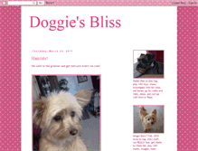 Tablet Screenshot of doggiesbliss.blogspot.com