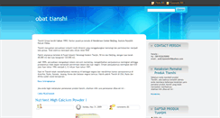 Desktop Screenshot of obat-tianshi.blogspot.com