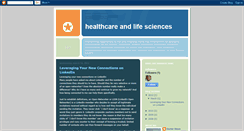 Desktop Screenshot of healthcareandlifesciences.blogspot.com