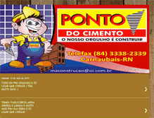 Tablet Screenshot of pontodocimento.blogspot.com