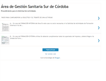 Tablet Screenshot of cordobasurformacionsolicitud.blogspot.com