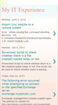 Mobile Screenshot of myitexperience.blogspot.com
