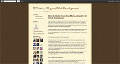 Desktop Screenshot of mts1022.blogspot.com