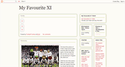 Desktop Screenshot of myfavouriteeleven.blogspot.com