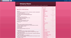 Desktop Screenshot of gotujemy.blogspot.com