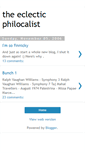 Mobile Screenshot of eclecticphilocalist.blogspot.com