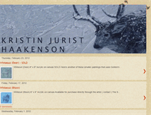 Tablet Screenshot of kristinjuristart.blogspot.com