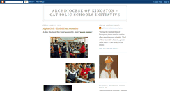 Desktop Screenshot of catholicschoolsinitiative.blogspot.com