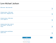 Tablet Screenshot of love-michael-jackson.blogspot.com