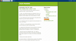 Desktop Screenshot of fairpharma.blogspot.com