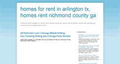 Desktop Screenshot of homesforrentinarlingtontx.blogspot.com