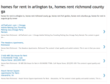 Tablet Screenshot of homesforrentinarlingtontx.blogspot.com