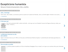 Tablet Screenshot of escepticismohumanista.blogspot.com