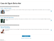 Tablet Screenshot of caminhodeogum.blogspot.com