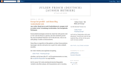 Desktop Screenshot of europa-politik.blogspot.com