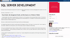 Desktop Screenshot of devsqlserver.blogspot.com