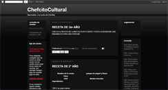 Desktop Screenshot of chefcitocultural.blogspot.com