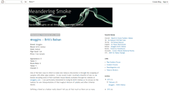 Desktop Screenshot of meanderingsmoke.blogspot.com