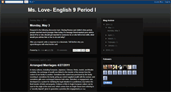 Desktop Screenshot of mslove-english9.blogspot.com