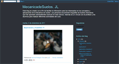 Desktop Screenshot of mecnicadesuelosjl.blogspot.com
