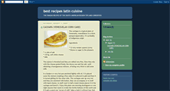 Desktop Screenshot of latinrecipes1.blogspot.com