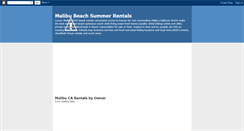 Desktop Screenshot of malibubeach.blogspot.com