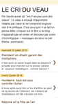 Mobile Screenshot of le-cri-du-veau.blogspot.com