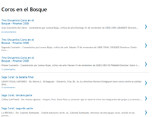 Tablet Screenshot of corosenelbosque.blogspot.com