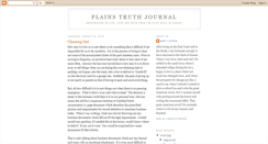 Desktop Screenshot of plainstruth.blogspot.com