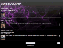 Tablet Screenshot of mensbookmark.blogspot.com