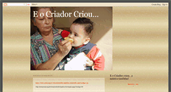 Desktop Screenshot of eocriadorcriou.blogspot.com