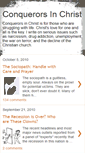 Mobile Screenshot of conquerorsinchrist.blogspot.com