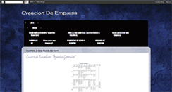 Desktop Screenshot of creacion-de-empresa.blogspot.com