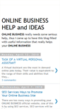 Mobile Screenshot of online-business-help-and-ideas.blogspot.com