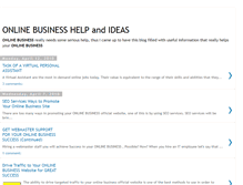 Tablet Screenshot of online-business-help-and-ideas.blogspot.com