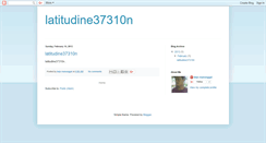 Desktop Screenshot of latitudine37310n.blogspot.com