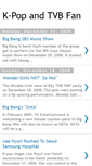 Mobile Screenshot of kpop-tvbfan.blogspot.com