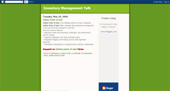 Desktop Screenshot of inventorymanagementtalk.blogspot.com