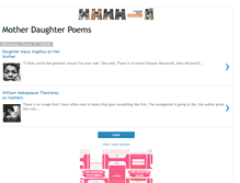 Tablet Screenshot of motherdaughterpoems.blogspot.com