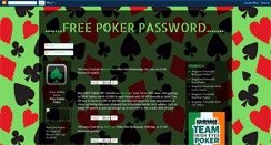 Desktop Screenshot of freepokerpassword.blogspot.com