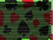 Tablet Screenshot of freepokerpassword.blogspot.com