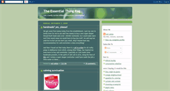 Desktop Screenshot of essentialthingrag.blogspot.com