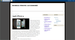 Desktop Screenshot of mobilephone-accessory.blogspot.com