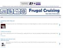 Tablet Screenshot of frugalcruising.blogspot.com