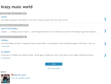 Tablet Screenshot of krazymusicworld.blogspot.com