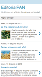 Mobile Screenshot of editorialpan.blogspot.com