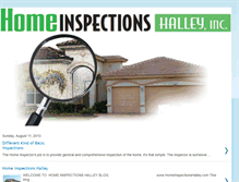 Tablet Screenshot of homeinspectionshalley.blogspot.com