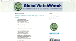 Desktop Screenshot of globalwatchwatch.blogspot.com