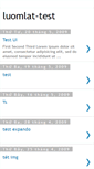 Mobile Screenshot of luomlat-test.blogspot.com